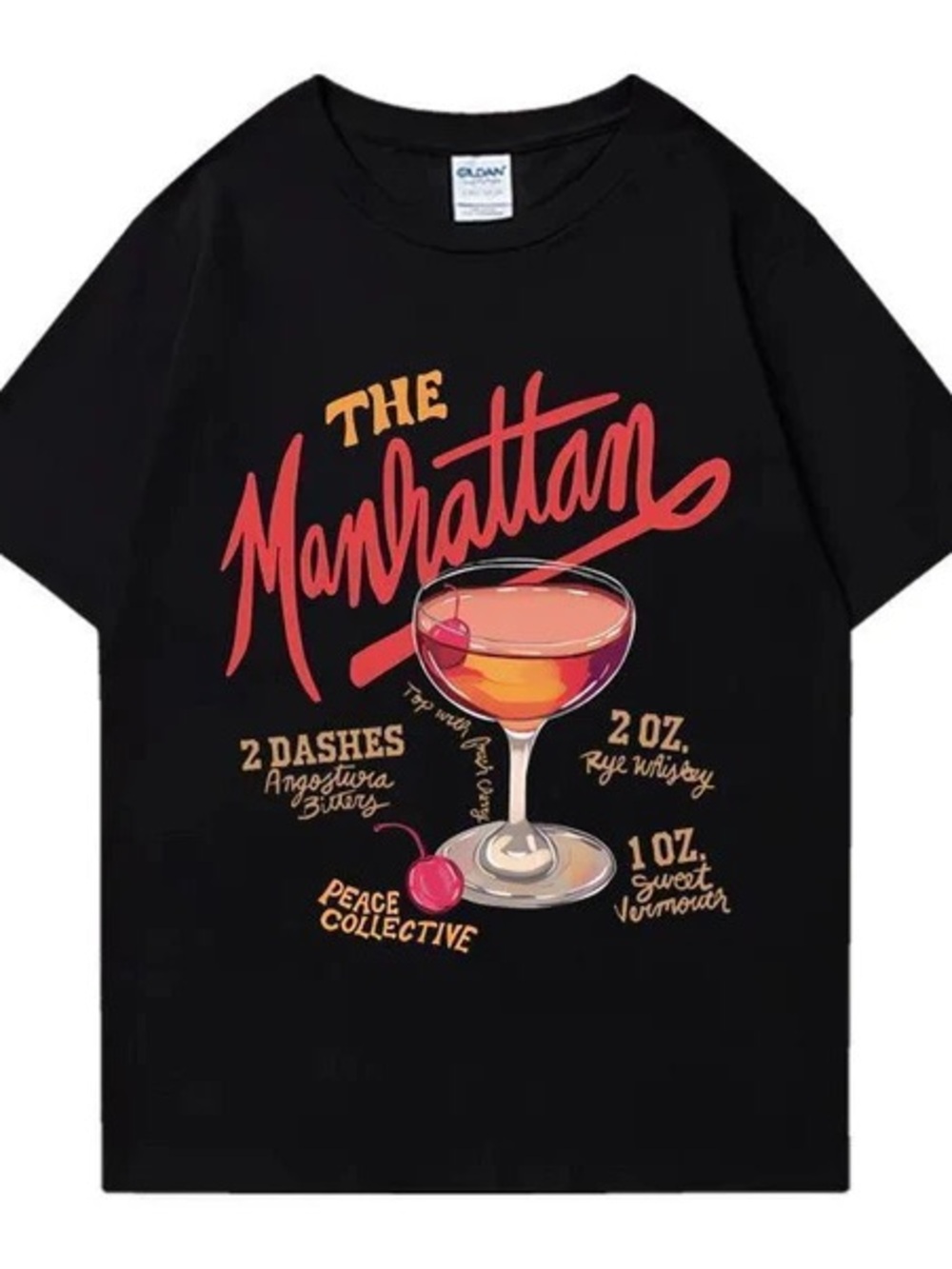 Peace Collective The Manhattan Graphic Tee - Black
